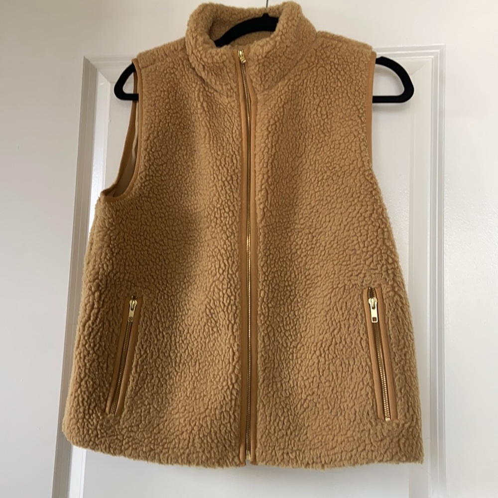 J CREW fleece vest